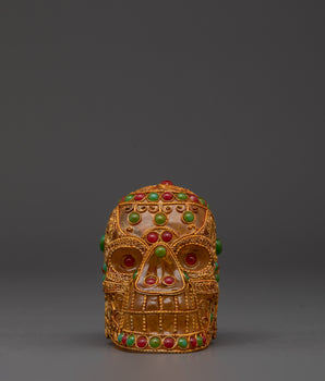 Handmade Crystal Skull for Decor 