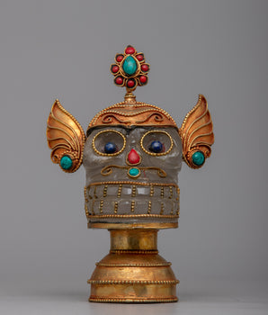 Copper Tibetan Skull