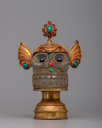 Copper Tibetan Skull