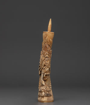 Handcarved Ritual Yak Bone Stamp