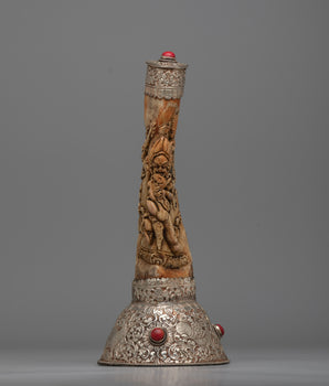 White Metal Bone Stamp 