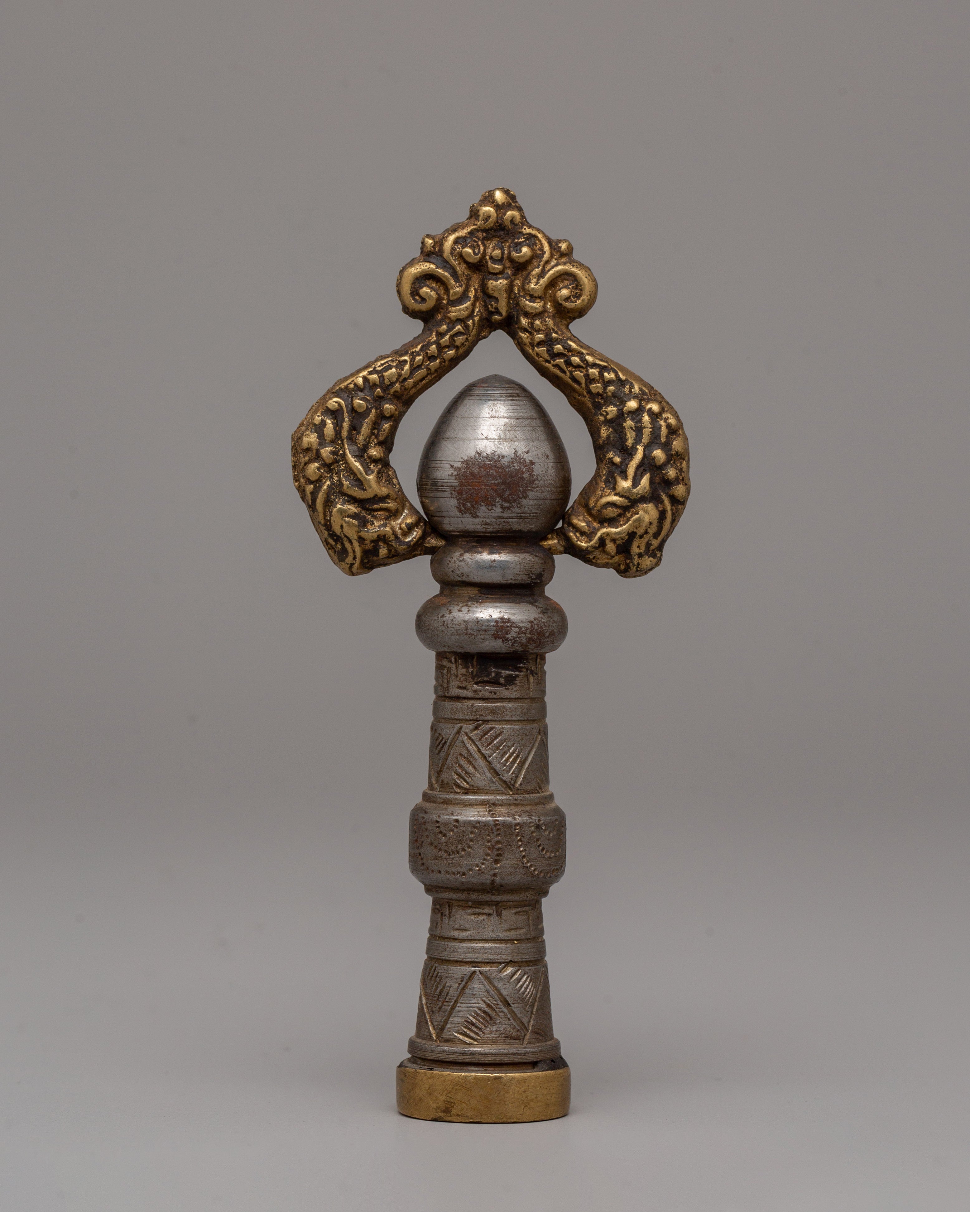 Handcrafted Iron and Brass Stamp