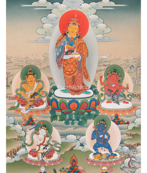 Pema Jungne with Four Dzambalas