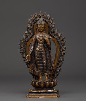 Handmade Standing Buddha Statue