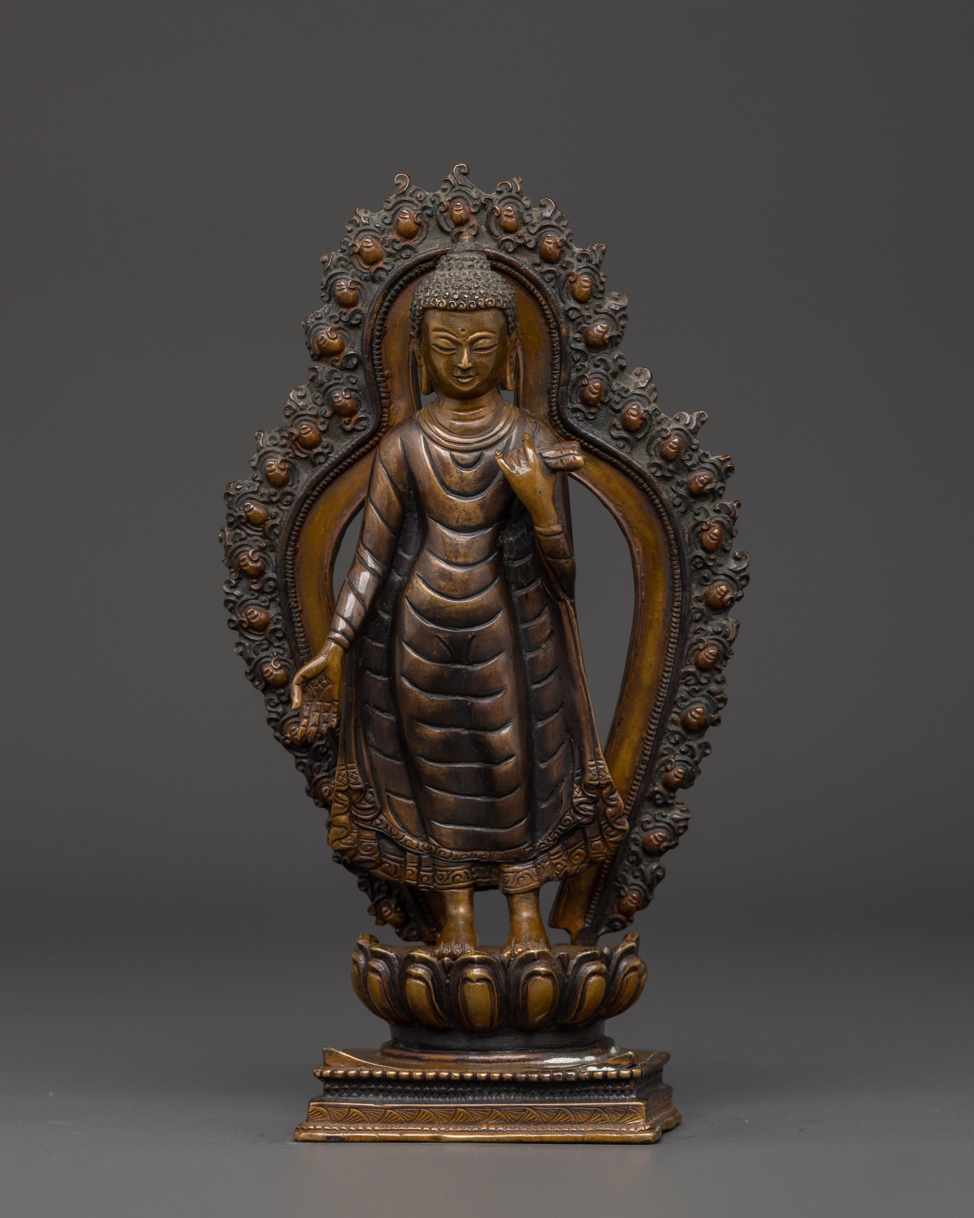 Handmade Standing Buddha Statue