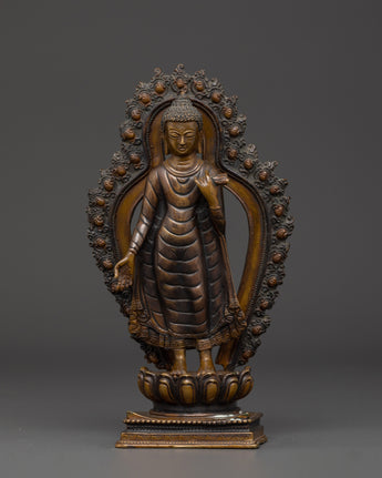 Handmade Standing Buddha Statue