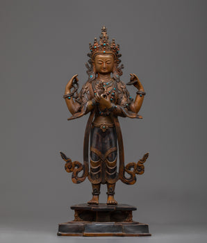 Standing 4 Armed Chenrezig Statue
