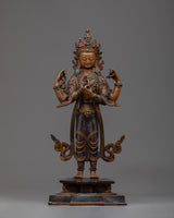 Standing 4 Armed Chenrezig Statue