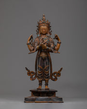 Standing 4 Armed Chenrezig Statue
