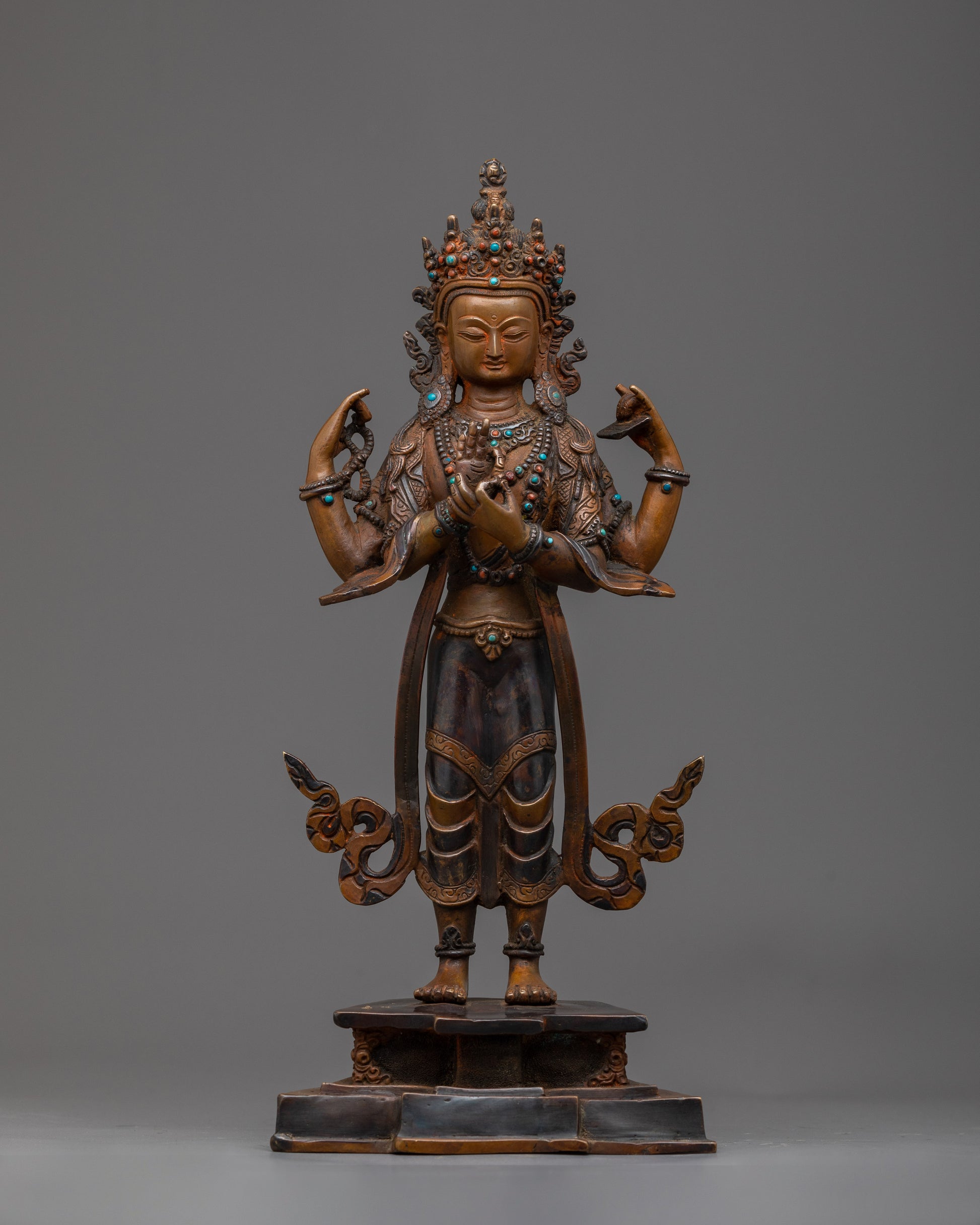 Standing 4 Armed Chenrezig Statue