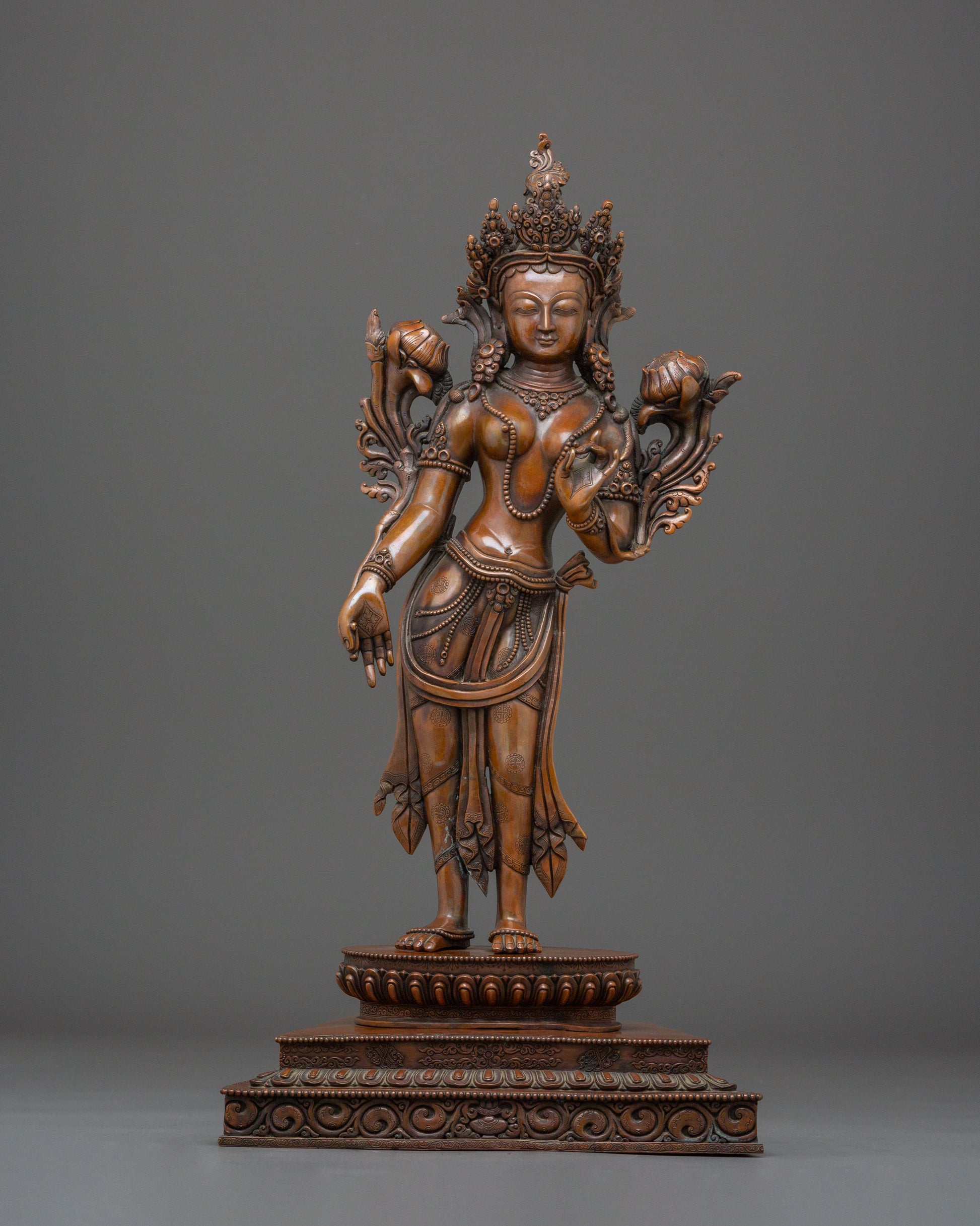 Mother of Liberation Standing Green Tara Statue
