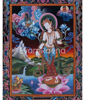 Standing White Tara Thangka