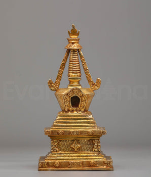 Decorative Tibetan Buddhist Stupa