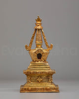 Decorative Tibetan Buddhist Stupa