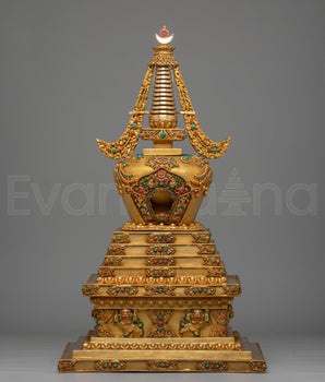 Himalayan Sacred Tibetan Stupa