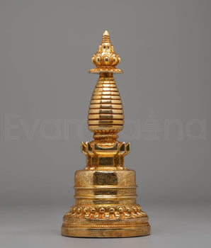 Sacred Handcrafted Stupa for Ritual Use