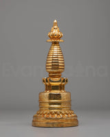 Sacred Handcrafted Stupa for Ritual Use