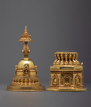 Tibetan Stupa Statue