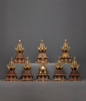 Spiritual Buddhist Stupa Set