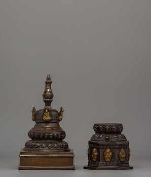 Stupa with Dharma Dhatu Statue