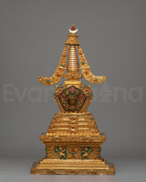 Handcrafted Traditional Tibetan Stupa