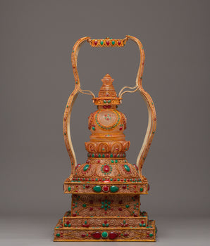 Handcrafted Stupa for Ritual Ceremonies