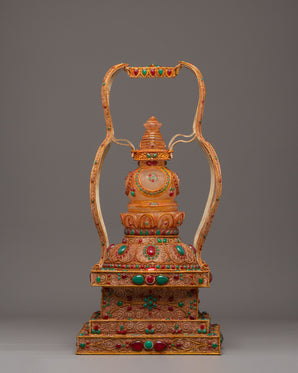Handcrafted Stupa for Ritual Ceremonies