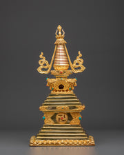 gold-plated-buddhist-stupa-for-rituals