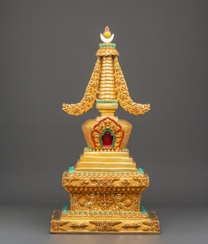 Spiritual Tibetan Buddhist Stupa 