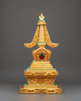 Spiritual Tibetan Buddhist Stupa 