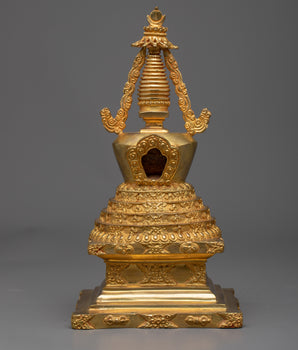 Handcrafted Buddhist Tibetan Stupa