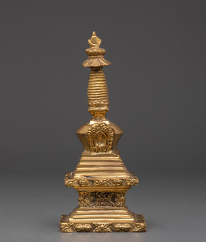 Handmade Buddhist Spiritual Stupa