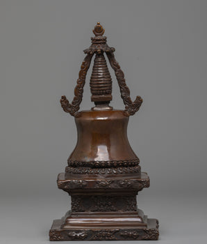 Handmade Decorative Copper Stupa