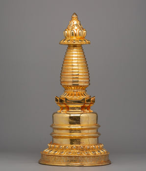 Traditional Gold Plated Stupa