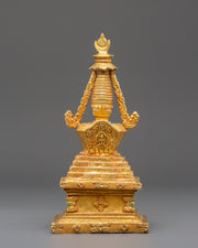 Handcrafted Spiritual Monument Stupa