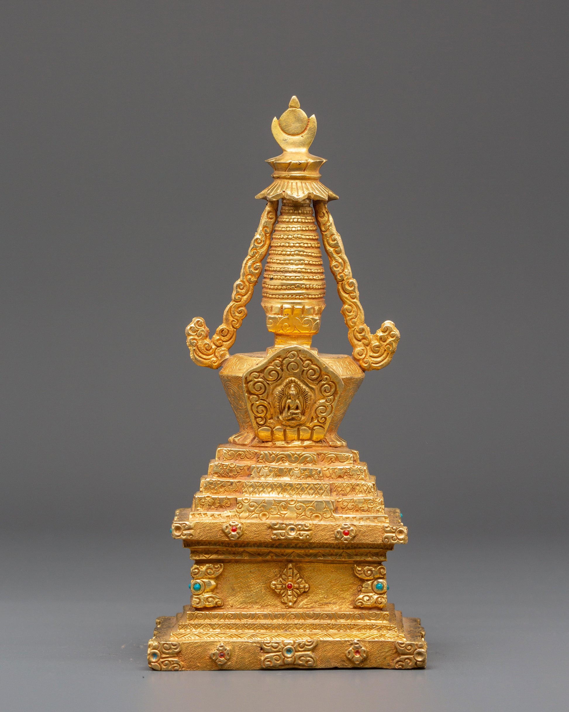 Handcrafted Spiritual Monument Stupa