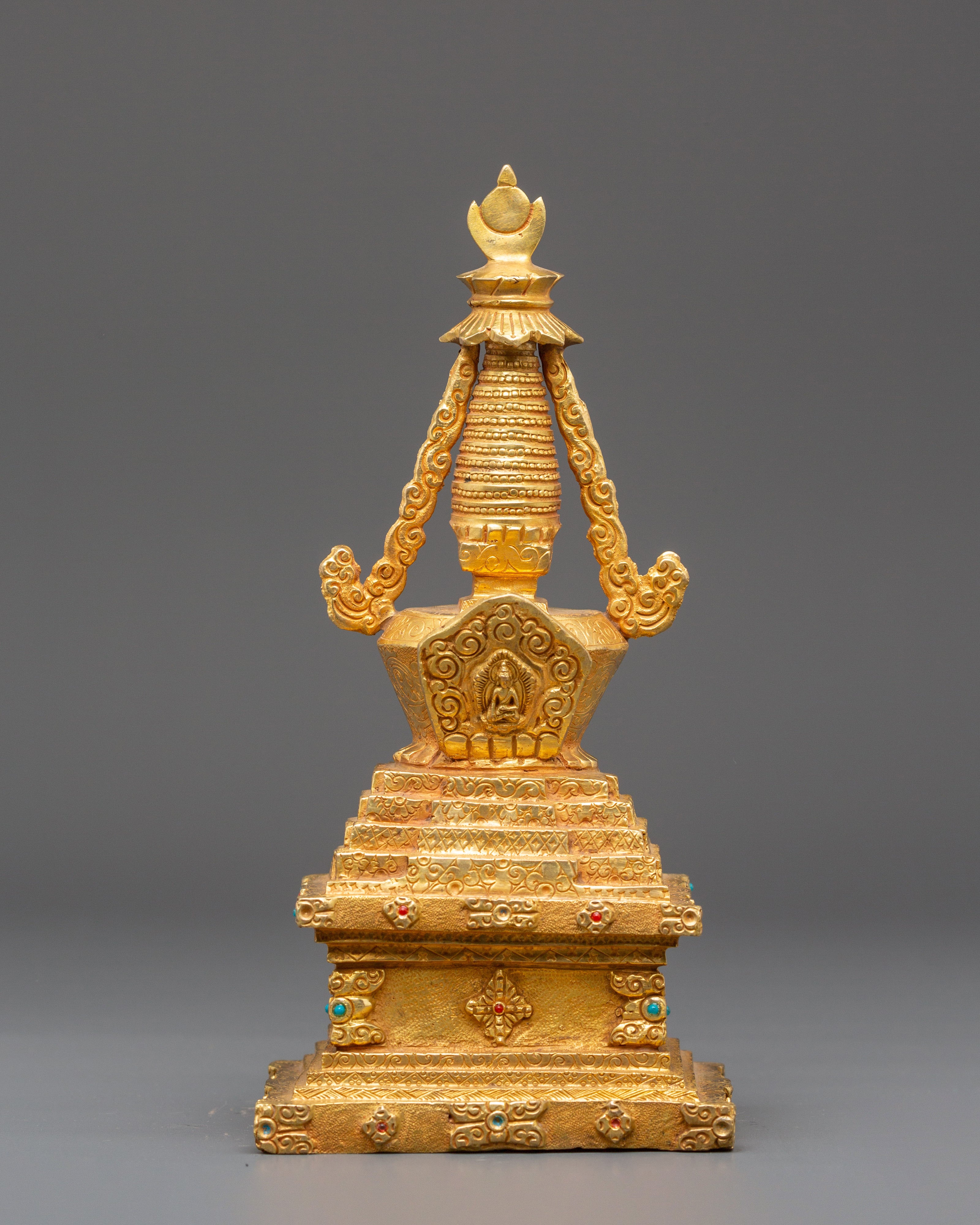 Handcrafted Spiritual Monument Stupa