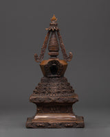 Sacred Copper Stupa for Altar