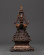 Sacred Copper Stupa for Altar
