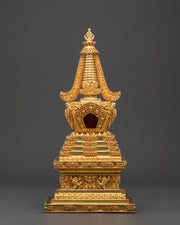 Golden Buddhist Stupa