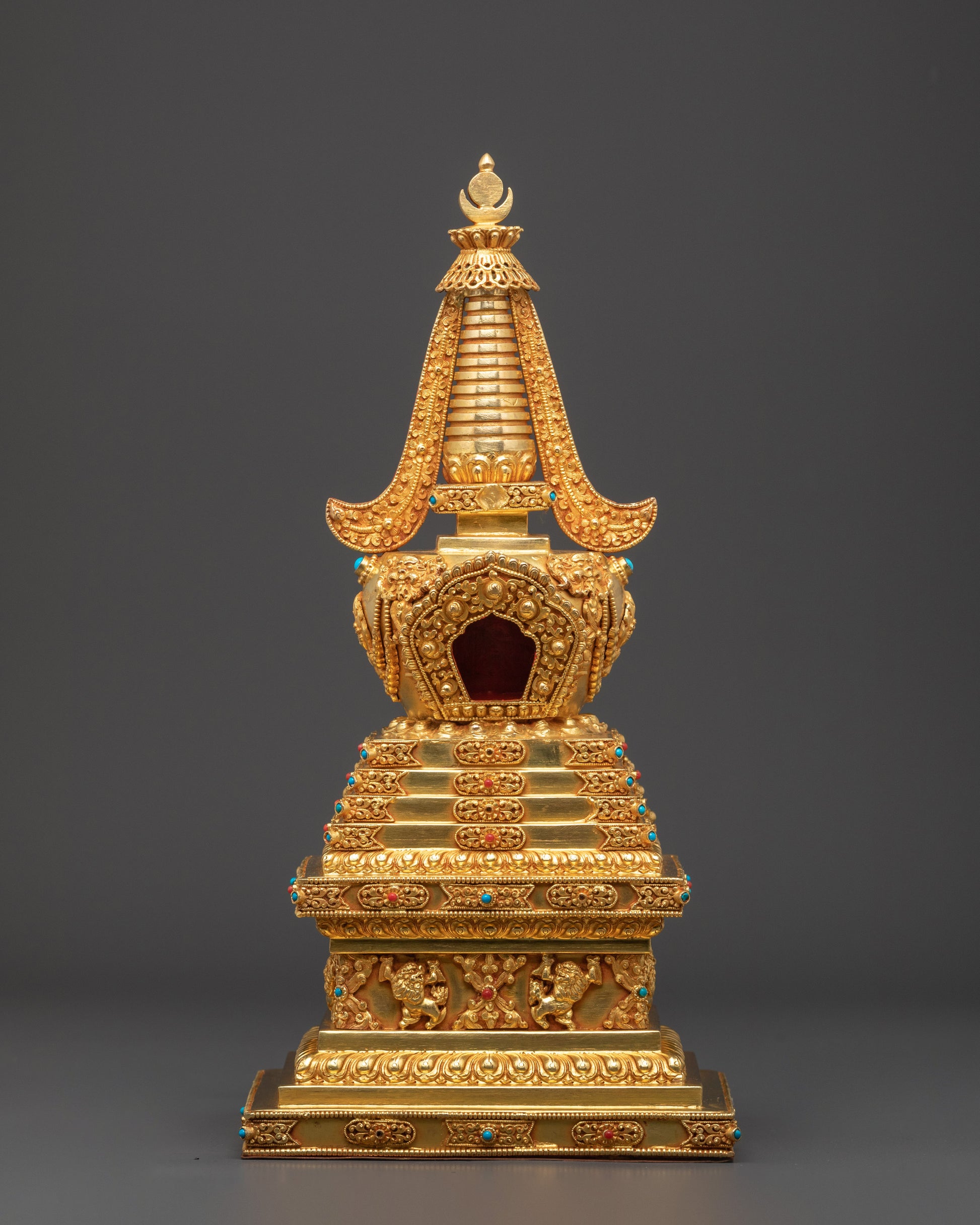 Golden Buddhist Stupa
