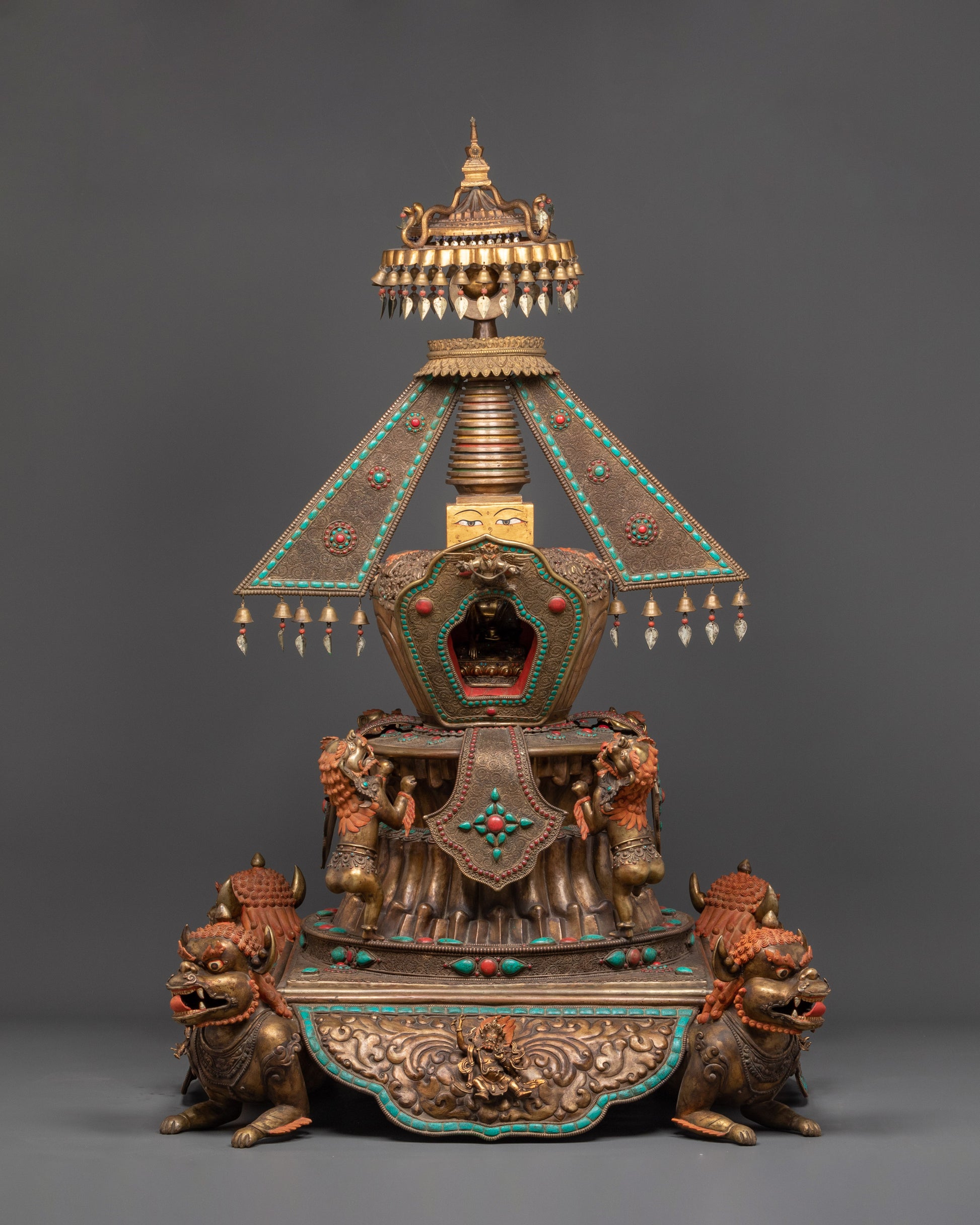 Handcrafted Altar Shrine Stupa