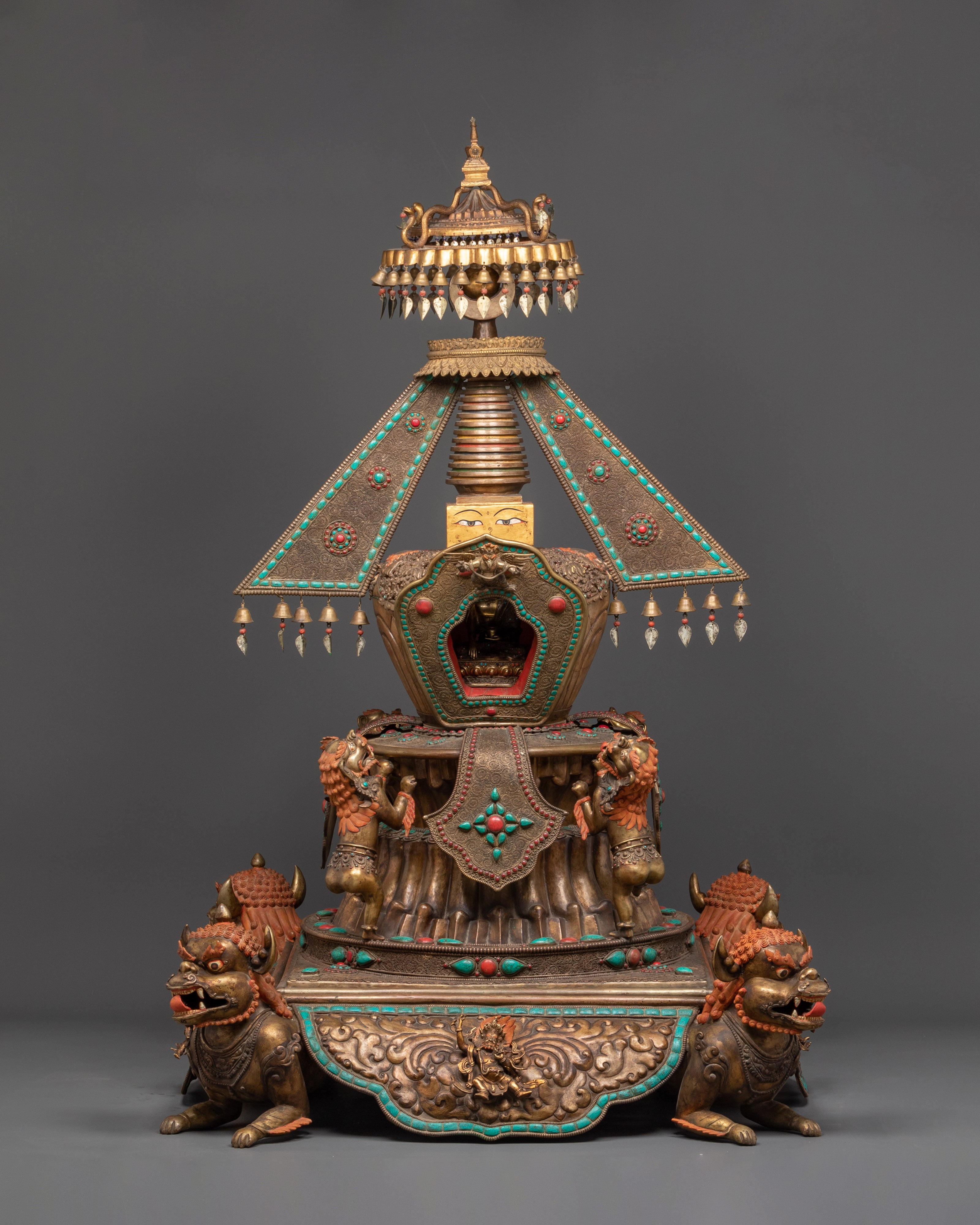 Handcrafted Altar Shrine Stupa