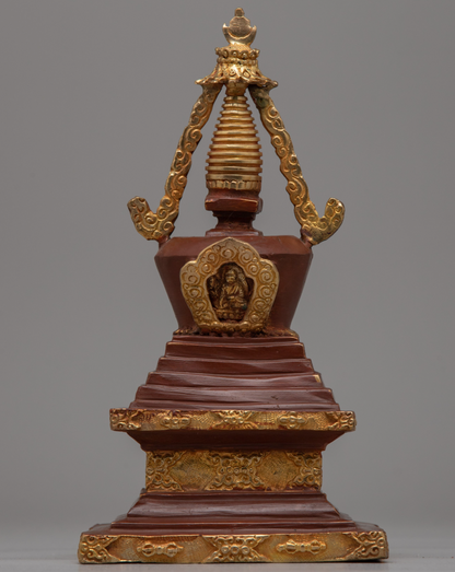 Decorative Copper Stupa Budista