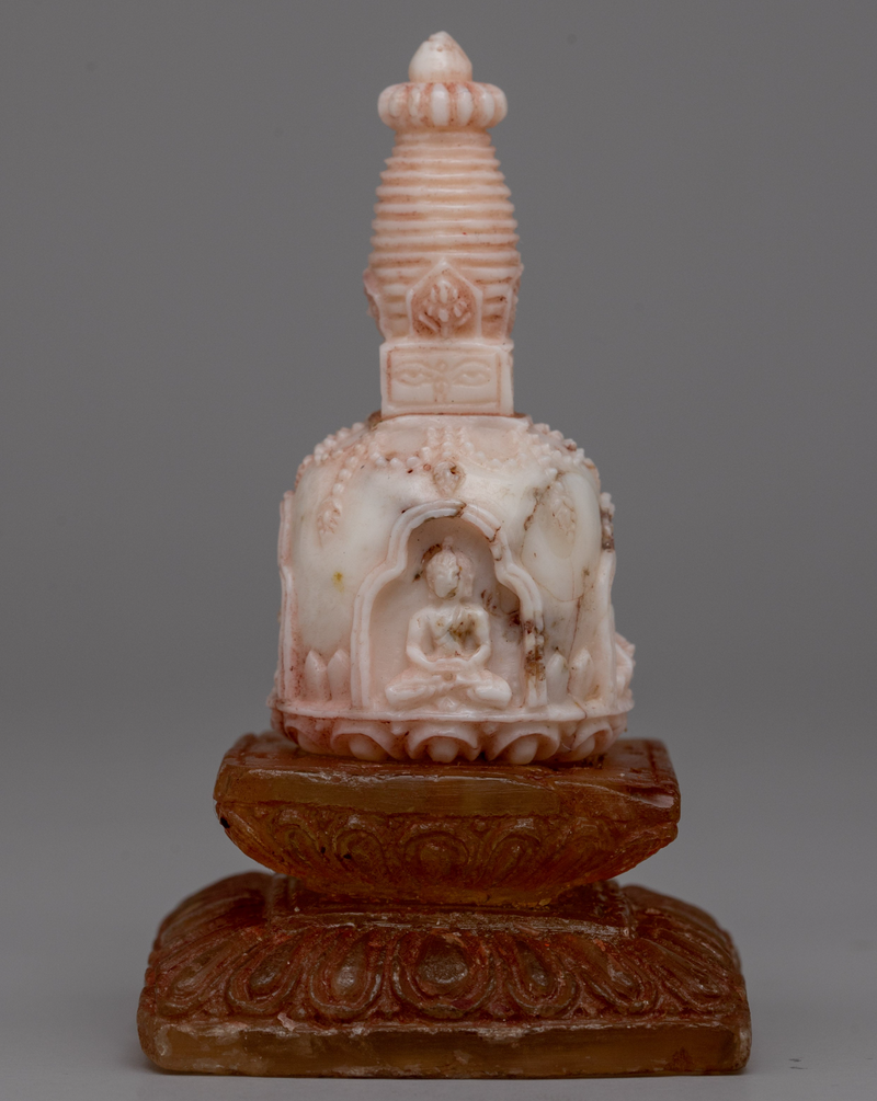 Tibetan Gemstone Buddhas Stupa