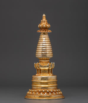 Tibetan Stupa for Altar | Spiritual Meditation Decor