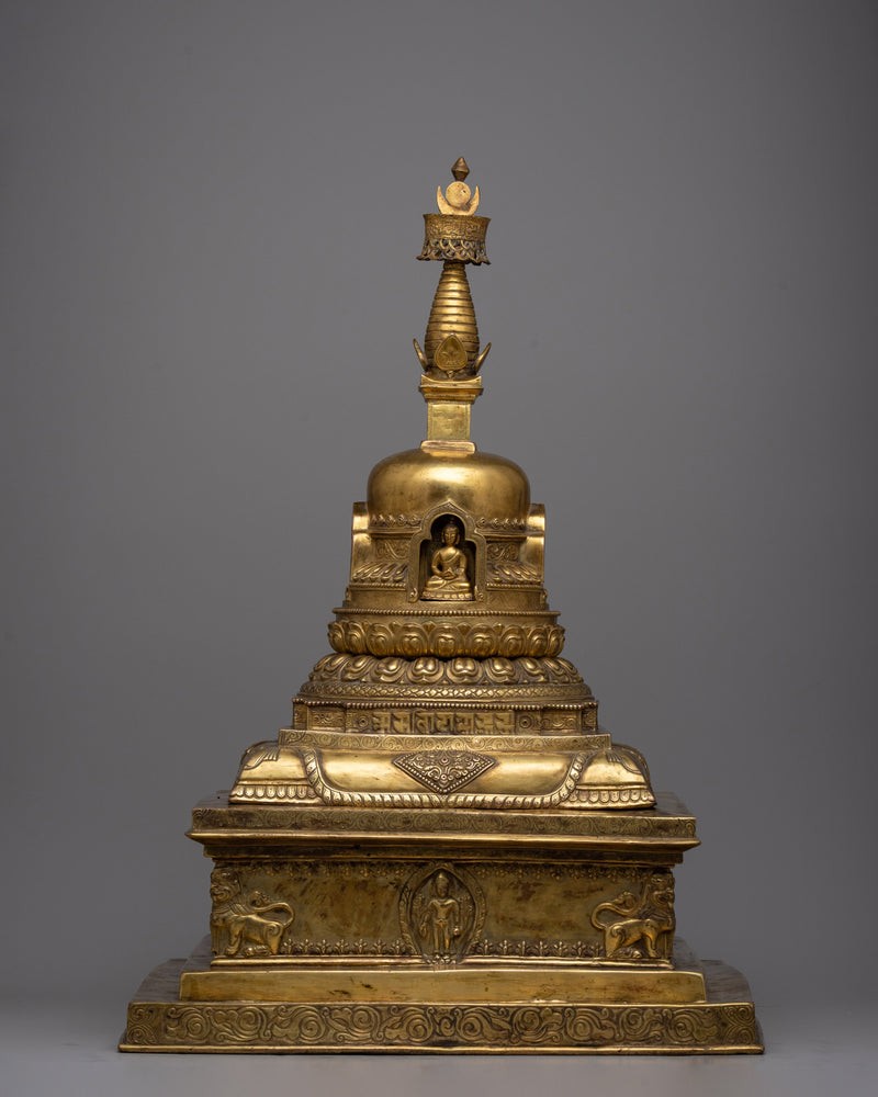 Gold Plated Stupa