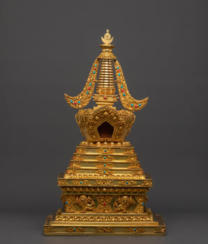 Sacred Tibetan Buddha Stupa 