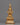Tibetan Gold-Plated Tibetan Stupa with Intricate Design