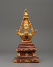 Himalayan Sacred Namgyal Stupa | Traditional Spiritual Artwork